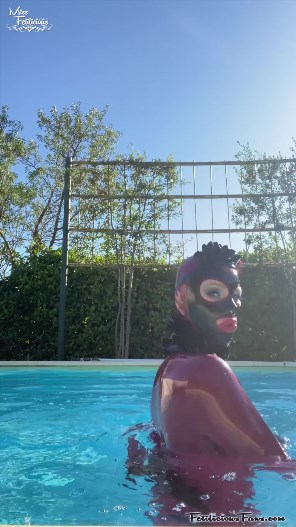 Plum Latex Doll - FetiliciousFans